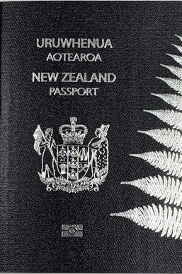 Front Cover of New Zealand  Passport