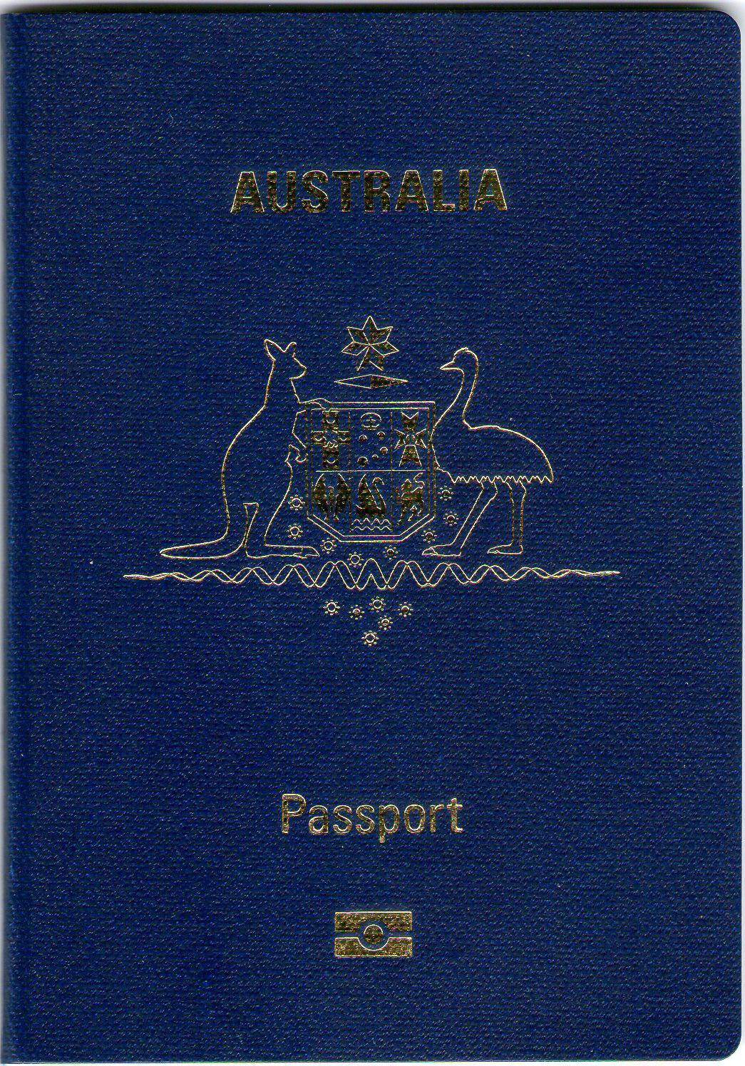 Front Cover of Austalia Passport