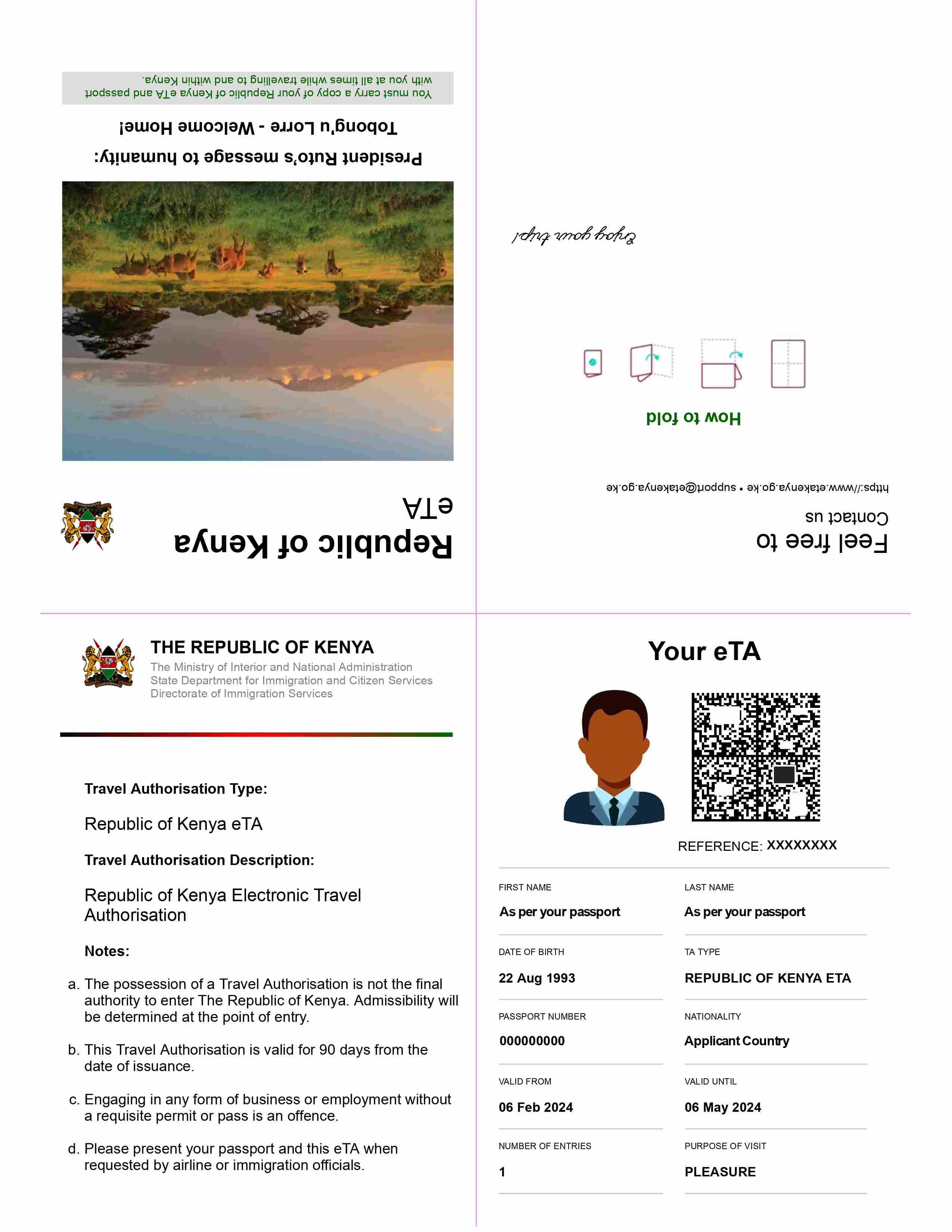  Kenya eTA for South Korean Travellers