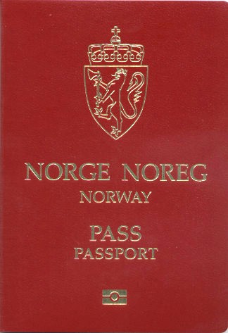 Front Cover of Norwegians Passport